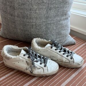 Golden Goose Superstar Shearling-lined